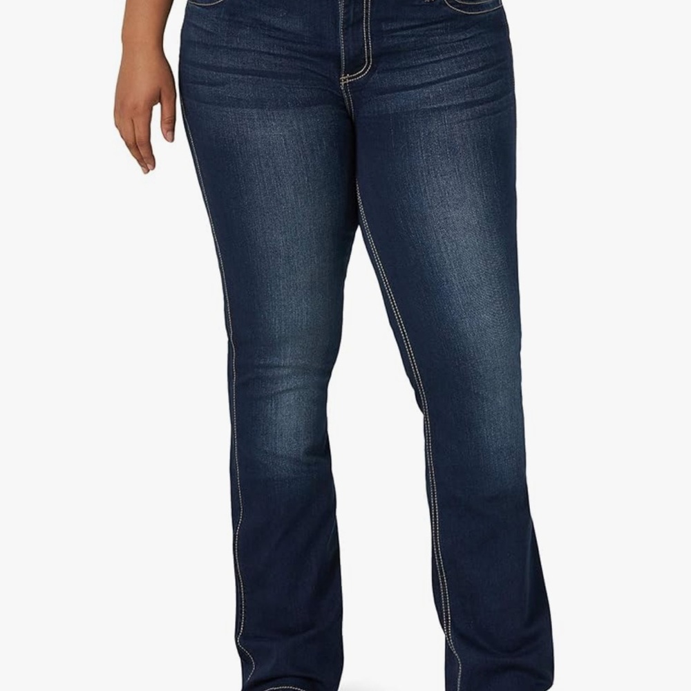 Wrangler Women's Dark Indigo Boot Cut Jeans